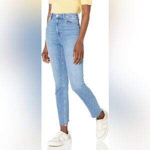 PAIGE Ultra High Rise Cindy Straight Ankle Length in Austyn